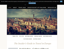 Tablet Screenshot of europeupclose.com